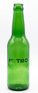 Botella de Cerveza de Vidrio Verde AIBA de 330 ml, Botella Resistente para Cerveza Artesanal, Lager, Ale, Bebidas RTD, Suministro al por Mayor - Product Image 2