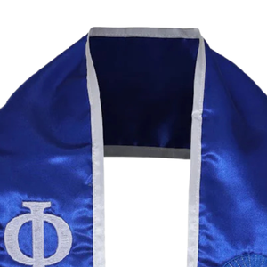 Étole bleue de remise de diplôme, écharpe d'honneur, accessoire de cérémonie de remise des diplômes, vêtement de célébration des réalisations académiques - Product Image 2