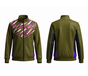 Premium Quality Sublimated <b>Track</b> <b>Jacket</b> Running and Fitness Wear Warm Breathable Quick Dry | Sizes <b>Men</b> Women Youth - Product Image 3