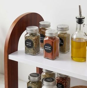 2 Tier <b>Kitchen</b> Counter Organizer, Wooden <b>Kitchen</b> Organizer Rack for Spices & <b>Storage</b>, <b>Kitchen</b> Shelf Organiser Stand. - Product Image 3