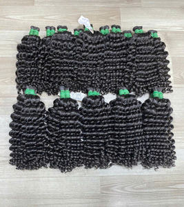 Extensiones de cabello humano vietnamita 100% trenzado a granel rizado sin tejido químico cutícula alineada mejor precio para mujeres negras - Product Image 2