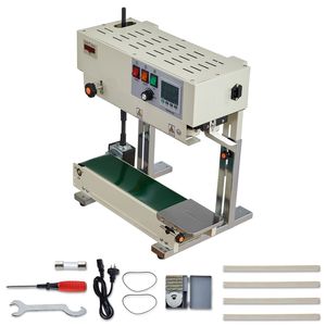 Sigillatrice a Nastro Verticale Continua con Larghezza di Sigillatura 0.24-0.47 Pollici, Stampa a Rullo a Temperatura e Velocità Regolabili per Sigillatura ad Alta Velocità di Sacchetti - Product Image 1
