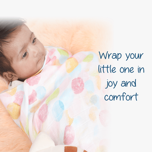 Polka Tots Jumbo jr. & Emmaillotements imprimés à pois (lot de 2) - Product Image 2