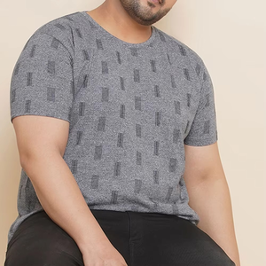 <b>Men</b> Oversized <b>Silk</b> Screen Printed 100% Cotton T-<b>Shirt</b> Breathable Summer Casual O-Neck Loose Fit Anti-Pilling Front Custom Logo - Product Image 5