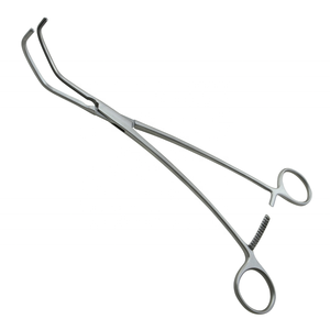 Pince chirurgicale cardiovasculaire manuelle Satinsky Atrauma DeBakey 250 mm en acier inoxydable avec mâchoires atraumatiques KOUNAIN - Product Image 3