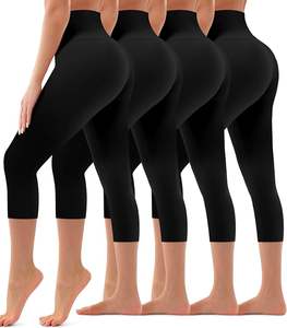 Leggings de yoga marron à séchage rapide pour femmes, 100 % polyester, taille haute, antibactériens, 180 g, avec logo personnalisé, collants pour femmes - Product Image 6