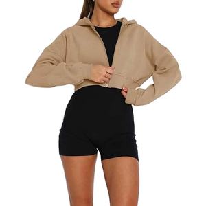 Casual Cropped <b>Top</b> Hoodies With Long Sleeve and Sweatshirts Hoodies <b>Women's</b> 2026 - Product Image 4