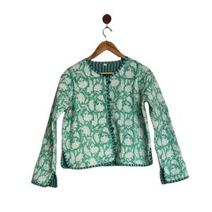 Patchwork matelassé vestes coton Floral Style bohème automne hiver veste manteau Streetwear Boho matelassé réversible veste - Product Image 1