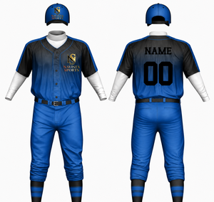 Ensemble de maillot et pantalon de baseball personnalisé unisexe blanc, turquoise et or, broderie, respirant, séchage rapide, antibactérien, polyester - Product Image 5