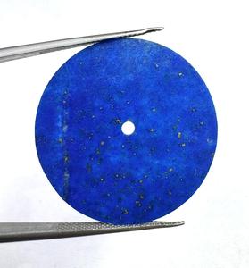 Esfera de Reloj Azul Real Lapislázuli de 30.50mm x 0.60mm, Disco Hecho a Mano con Orificio Central de 2mm, Tamaño/Grosor Personalizable para Relojería K - Product Image 1