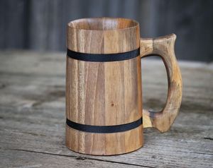 Jarra de madera hecha a mano - Product Image 1