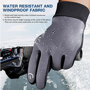 Lightweight Windproof Waterproof Running <b>Gloves</b> <b>Touch</b> <b>Screen</b> Anti-Slip Winter Warm Cycling Sports Racing <b>Gloves</b> - Product Image 5