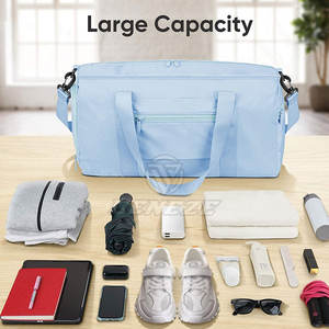 Sac de sport léger en polyester pour la vente en ligne, sac de sport confortable sur mesure en stock - Product Image 6