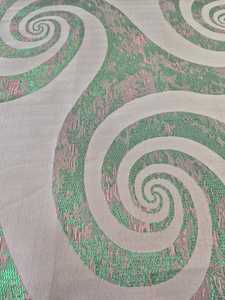 Tissu Jacquard Polyester Ultra Doux Turc avec Caractéristique Métallique Brocart Fantaisie pour Vêtements Abaya Filles PK-1676 COL 4 - Product Image 2