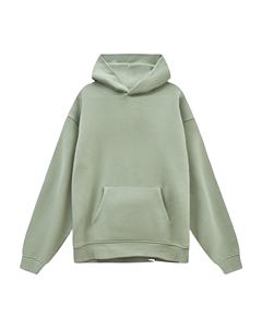 เสื้อฮู้ดดี้โอเวอร์ไซส์ผู้ชาย ผ้าฝ้าย 100% คุณภาพพรีเมียม เนื้อผ้าเทอร์รี่หนานุ่ม พิมพ์ลายได้ตามสั่ง ดีไซน์ไหล่ตก สำหรับสตรีทแวร์ฤดูใบไม้ร่วง - Product Image 1