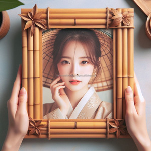 Best Selling Family Home Decor Elegant <b>Wooden</b> and Bamboo <b>Photo</b> <b>Frames</b> in Multiple Sizes and Colour - Product Image 4