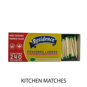 Cerillas de Seguridad para Cocina KB120, Ecológicas, Resistentes al Agua, Tamaño de Caja de Cerillas 71x53x25, 40 Cerillas, Encendido Fuerte de Madera, Impresión - Product Image 2
