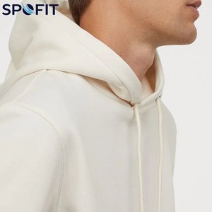 Sudaderas con Capucha Extra Grandes para Hombre, Color Sólido, 100% Algodón, Transpirables, Servicio OEM con Logotipo Personalizado, Venta al Por Mayor 2026 - Product Image 4