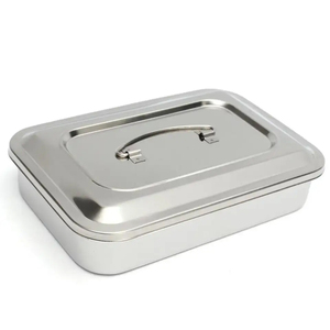 Bandeja Quirúrgica Médica Reutilizable de Acero Inoxidable de 24cmx16cm, Plato Dental, Herramienta Manual para Instrumentos de Laboratorio, para Huesos - Product Image 1