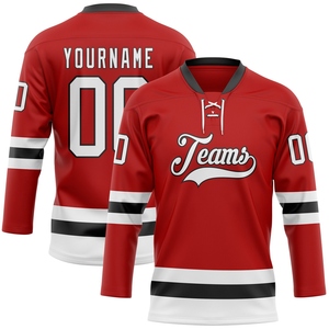 Maillot de hockey bleu clair et blanc marine personnalisé de qualité supérieure, vente en gros, le plus vendu, directement de l'industrie - Product Image 5