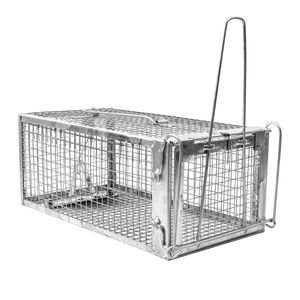Trampa para animales de metal sólido diseñada para la captura humanitaria de animales en jardines, campos agrícolas y propiedades. - Product Image 5