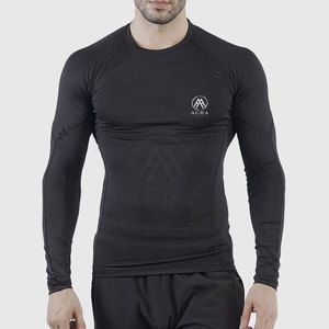 2026 Latest Style <b>Men</b> <b>Compression</b> <b>Shirts</b> Printed Lightweight OEM Service <b>Compression</b> <b>Shirt</b> <b>For</b> <b>Men</b> - Product Image 3