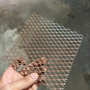 Rollo de malla metálica expandida CR MS, chapa de acero laminado en frío con orificios en forma de diamante para filtración industrial fina y protección de equipos. - Product Image 2