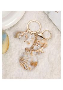 Vietnam Handmade Natural Seashell Keychain Beach Gift Marine Decor Promotional Key <b>Ring</b> OEM ODM Manufacturer - Product Image 5