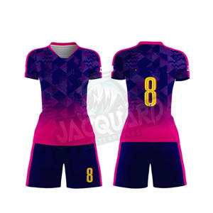 Nuevo uniforme de fútbol para mujer de alta calidad, uniforme de fútbol personalizado por sublimación, uniforme de fútbol de tela de poliéster de alta calidad - Product Image 3