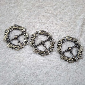 buckle <b>Decorative</b> Pattern <b>Retro</b> Zinc Alloy Clothing MEDIEVAL Belt Buckle Ornate Brass Buckle 16th-17th century TT-7921 M - Product Image 4