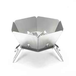 Skies Trader Moderno Brasero de Metal para Exterior con Malla Antichispas, Calentador de Patio a Gas Natural, Brasero Hexagonal para Jardín y Patio Trasero - Product Image 6