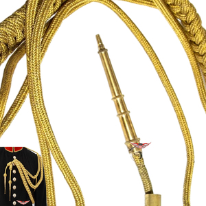 Golden Dress Aiguillette Mylar Aiguillette Cord Soviet Aiguillette Metallic Yarn Garment <b>Accessory</b> - Product Image 3