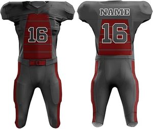 Ropa Deportiva Cómoda de Alta Calidad a Precio Razonable, Uniforme de Fútbol Americano Personalizado con Nombre y Número del Equipo - Product Image 2