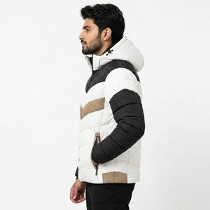 Chaqueta Cortavientos Personalizada para Hombre, de Lona, Invernal, Transpirable, Resistente al Viento, Calefactable, Ligera, Cálida, con Cierre Completo de Cremallera, Ajuste Cómodo - Product Image 4