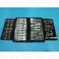 Kit de 61 instruments chirurgicaux dentaires et buccaux de classe I pour extraction, comprenant éleveurs et forceps, par JAVA SURGICAL