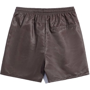 Short de basket en maille Deux poches à ourlet latéral Été Hommes Shorts de plage Slim Fit Polyester Vintage Plain Cotton Swim Short OEM - Product Image 6