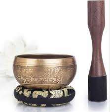 Bol de chant tibétain en laiton, pour chant en métal, de haute qualité, 1 pièce - Product Image 3