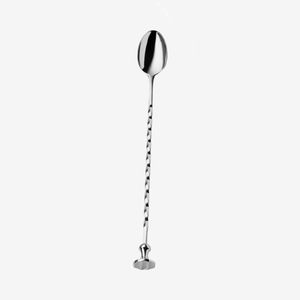 Cuillère à cocktail décorative en métal, long manche, en acier inoxydable, agitateur de bar, accessoire de mélange de boissons pour une hospitalité élégante - Product Image 5