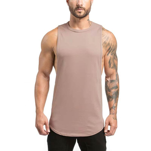Wholesale OEM Customized Cotton Mens Gym <b>Stringer</b> tank Top Fitness Sleeveless Shirt Sports <b>Vest</b> Bodybuilding tank Tops for Men - Product Image 4