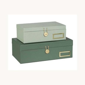 Rustic Rectangular Metal Iron <b>Trunk</b> Box with Antique Inspired Finish and Deep <b>Storage</b> Space for Modern Interiors - Product Image 6