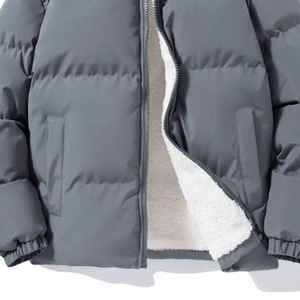 Bulk Custom Logo Mens Stand Collar Short Puffer <b>Jacket</b> Winter <b>Warm</b> Lightweight Quilted Insulated Fashion Bubble <b>Jacket</b> - Product Image 4