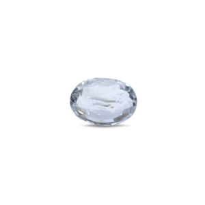 Sky Blue Synthetic Sapphire Loose Gemstone 3.6 Carat 6mm Height 20mm Diameter for Fine Jewelry - Product Image 2