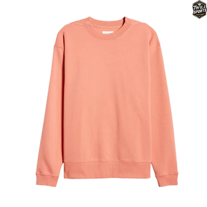 เสื้อสเวตเตอร์ผ้าฝ้ายฝรั่งเศสสำหรับทุกเพศของ100% เสื้อมีฮู้ดคอกลมทรงสั้นปักโลโก้สีทึบขายส่งฤดูใบไม้ผลิ - Product Image 1