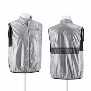 Chaqueta Reflectante Personalizada 2 en 1 con Mangas Desmontables, Chaleco Deportivo Cortavientos para Ciclismo y Running, Chaqueta Ligera para Entrenamiento al Aire Libre - Product Image 4