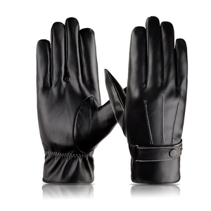 Gants en cuir d'agneau lisse de haute qualité, originaux, pour l'hiver, élégants, fabriqués au Pakistan, pour une utilisation en extérieur. - Product Image 1
