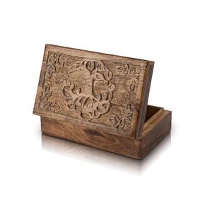 Caja de Almacenamiento Decorativa de Madera con Diseño de Corte Láser para Tiendas de Regalos y Mercados de Souvenirs - Product Image 3