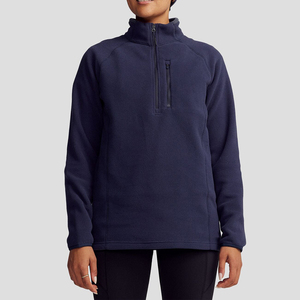 Sudadera de Forro Polar para Mujer, Lisa, con Logotipo Personalizado, Transpirable, Ecológica, Oversize, Cuello Redondo, para Invierno, Gimnasio, Chándal - Product Image 4