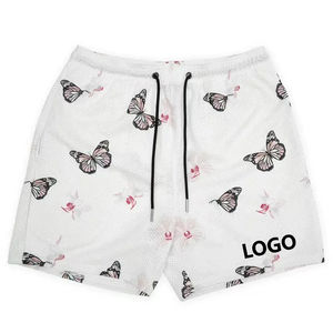 Shorts de sport personnalisés en polyester sublimé, maille respirante, pour la course, le fitness, la gym, le basketball, avec taille élastique, vente en gros - Product Image 4