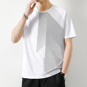 T-shirts de sport respirants pour hommes sur mesure - Écologiques, séchage rapide, anti-plis, en Spandex/Polyester, coupe classique, nouveau stock - Product Image 6