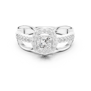 แหวนค็อกเทลสุดหรูประดับเพชรอัลมอนด์14K ประดับเพชร CZ ขนาดใหญ่สำหรับใส่ในงานปาร์ตี้ - Product Image 6